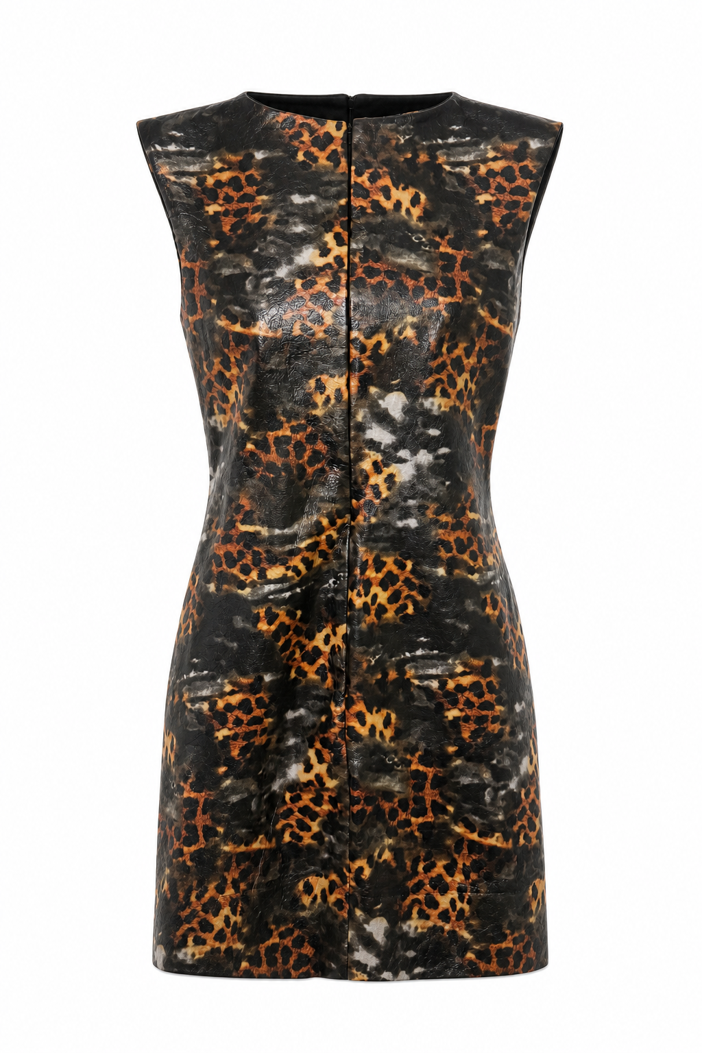 Hot Cheetah Leather Dress
