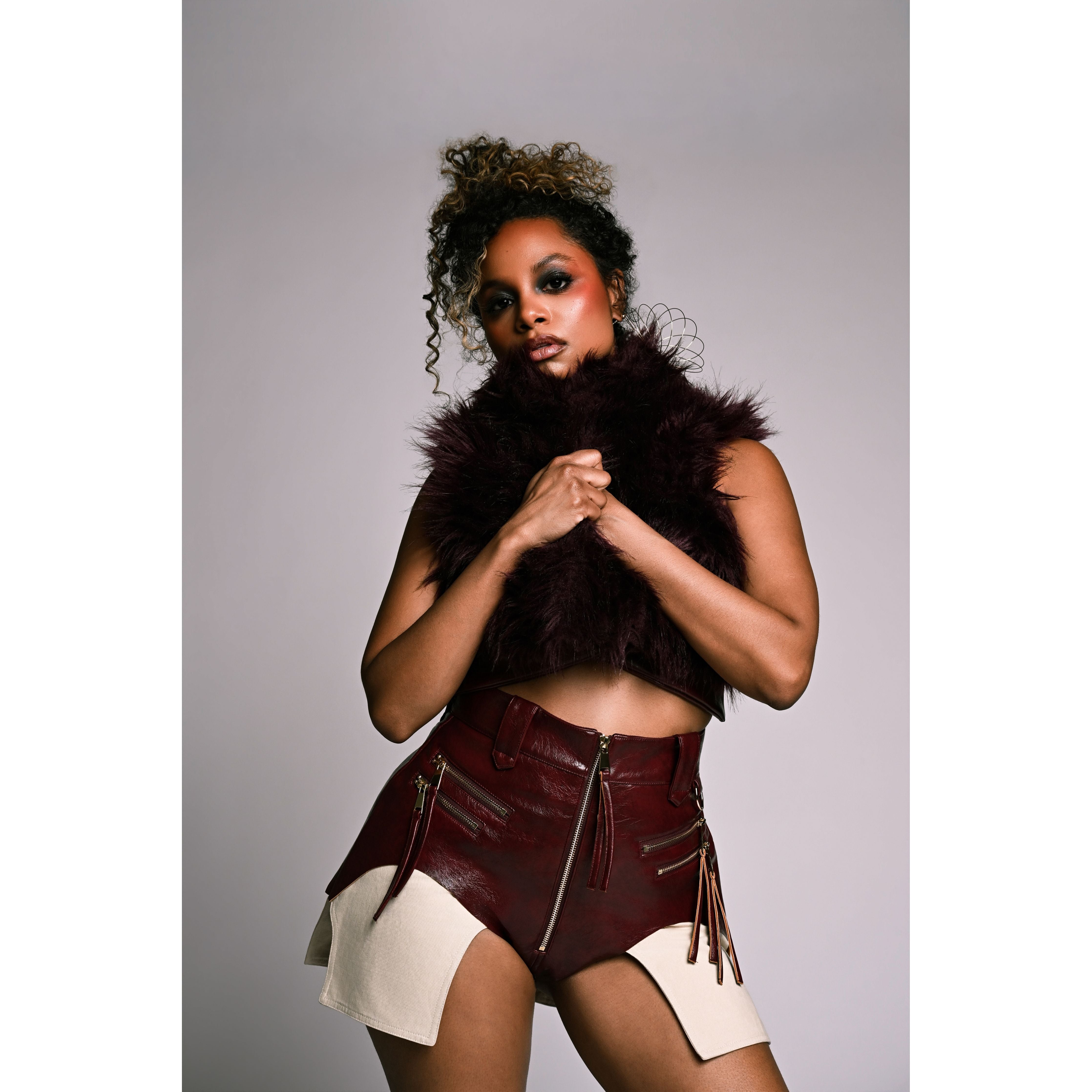 Soft Armor Leather Cutoffs