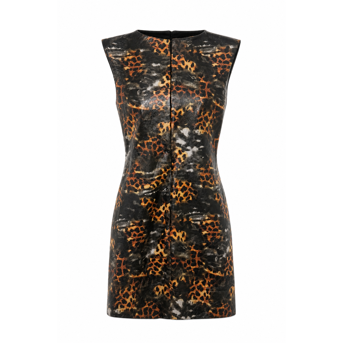 Hot Cheetah Leather Dress
