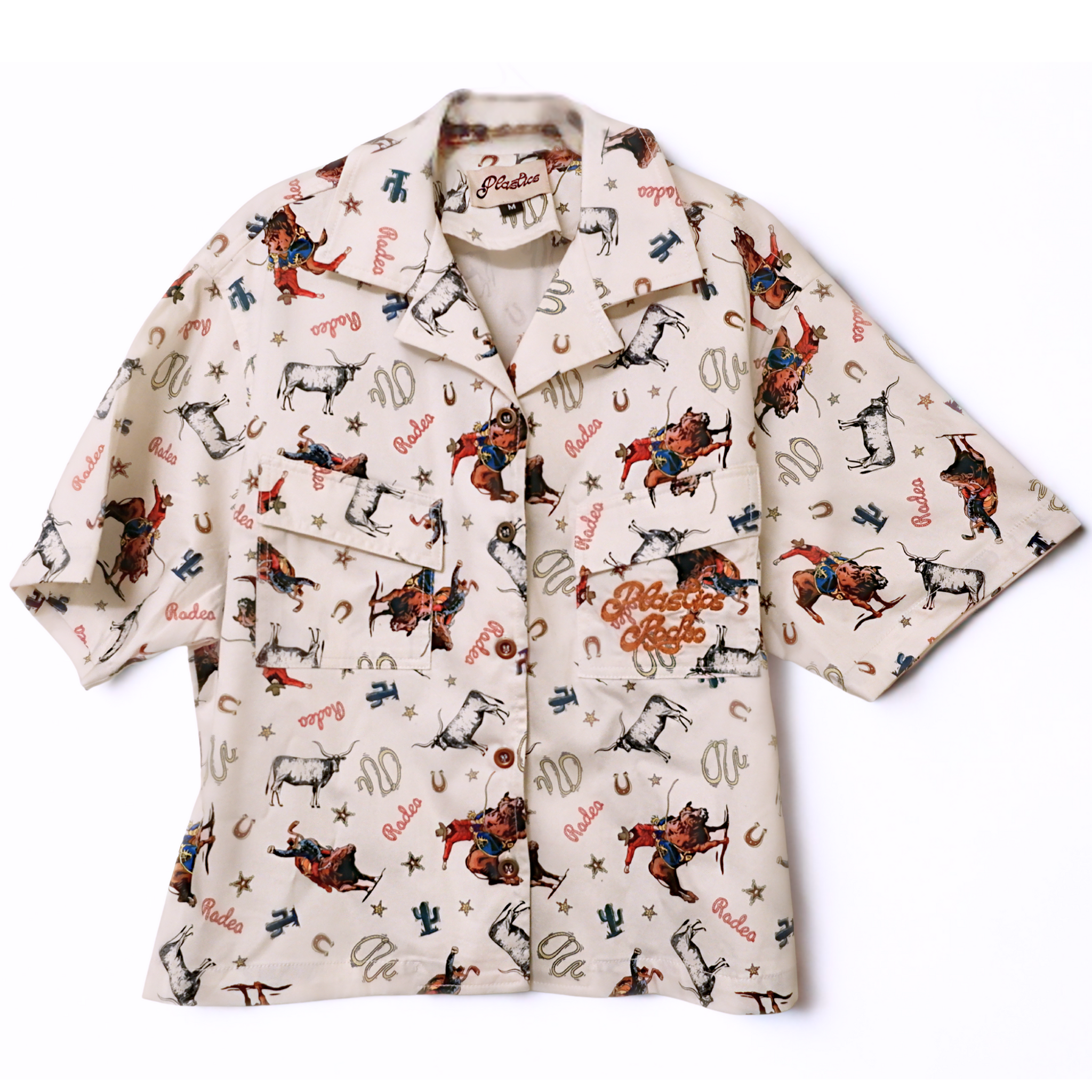 Plastics Rodeo Cropped Shirt